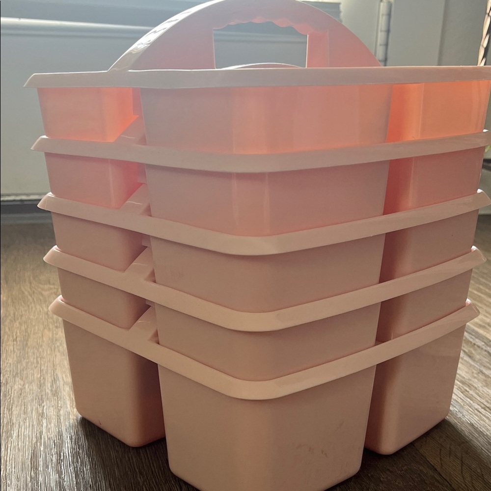 Children's Pink Storage Caddy